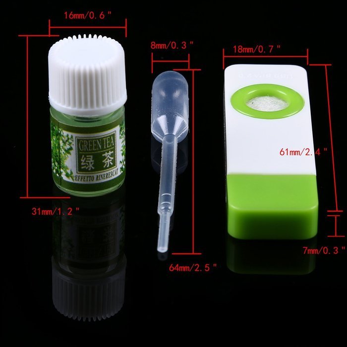 Whosee 2-Pack Red Creative Mini USB Car Office Aromatherapy Diffuser Humidifier Air Purifier Gifts N4