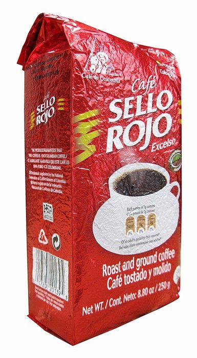 Sello Rojo Roast & Ground Coffee, 8.8-ounce Brick N3