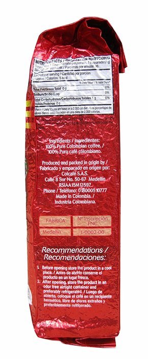 Sello Rojo Roast & Ground Coffee, 8.8-ounce Brick N4