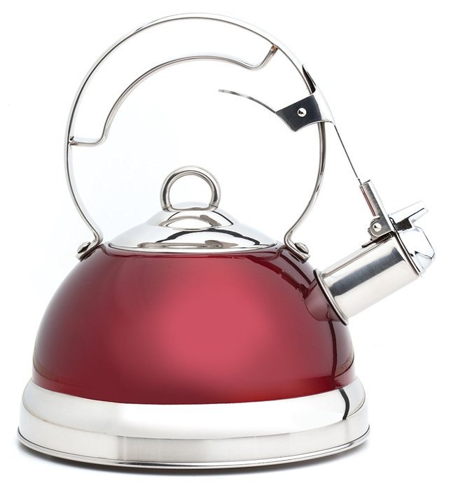 Norpro Whistling Teakettle, Red