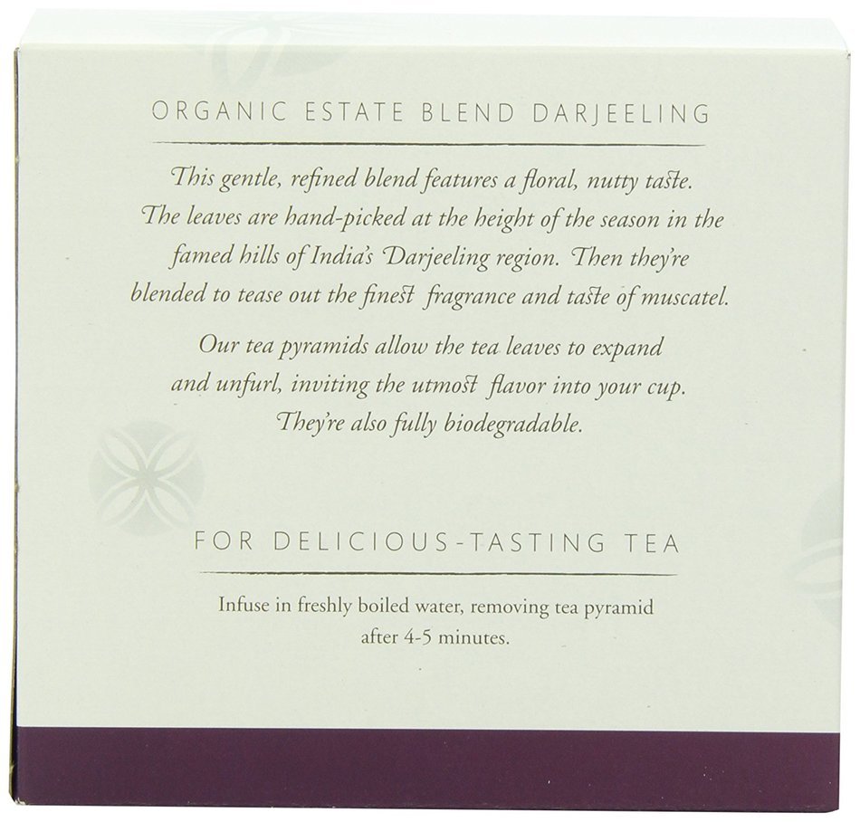 Choice Organic Whole Leaf Organics Sweet Liquorice Mint Tea Pyramids, 15-Count, 0.95-Ounce Boxes (Pack of 3) N7