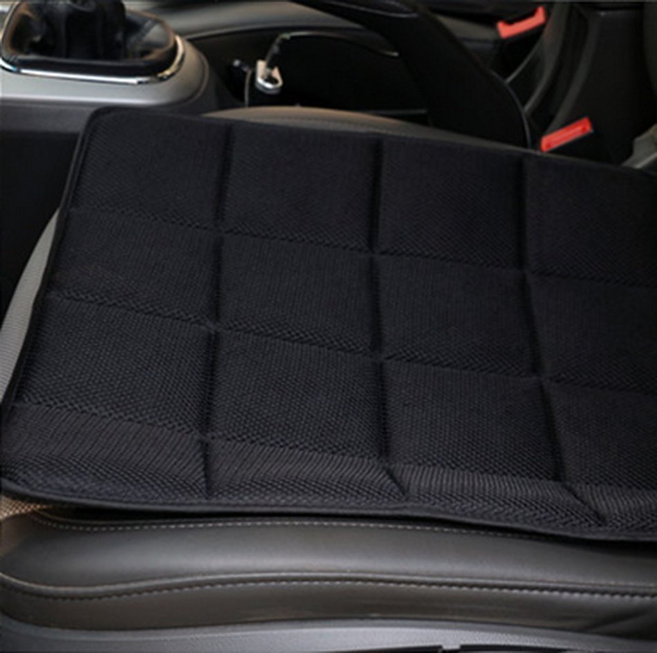 Dr. Luck Natural Bamboo Charcoal Deodorizer Seat Cushion-Office Car Chair Cushion Pad (Pack of 1) N9