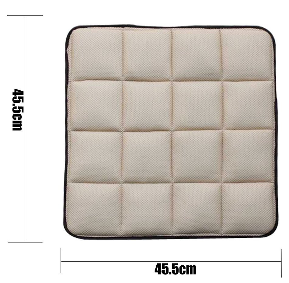 Dr. Luck Natural Bamboo Charcoal Deodorizer Seat Cushion-Office Car Chair Cushion Pad (Pack of 1) N10