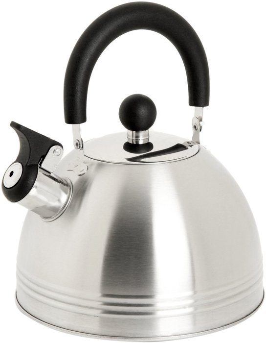 Mr. Coffee Flintshire Stainless Steel Whistling Tea Kettle, 1.75-Quart