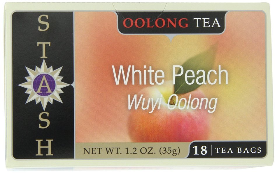 Stash White Peach Oolong Tea with Wuyi Oolong , 1.2 Ounce Box, 18 Count N2