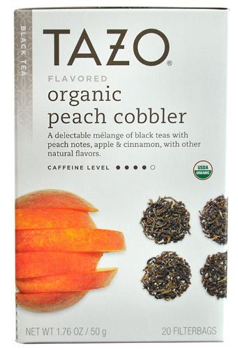 Tazo Organic Black Tea Peach Cobbler -- 20 Tea Bags N3