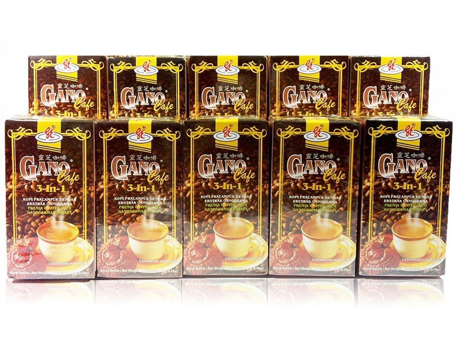 Gano Excel 10 Boxes Ganoderma 3 In 1 Coffee