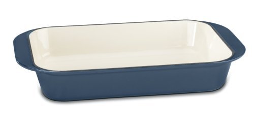 Cuisinart CI1136-24CR Chef's Classic Enameled Cast Iron 14-Inch Roasting/Lasagna Pan, Cardinal Red N4