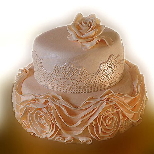 "Lace Cake Mold Silicone Decoration For Cakes Fondant" shopping N7