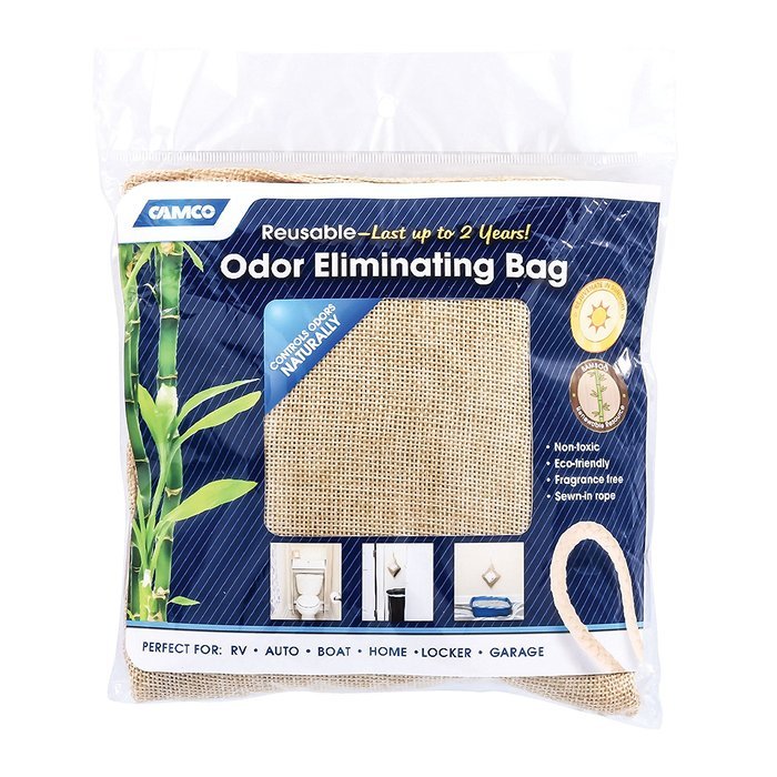 Camco 44272 Reusable Bamboo Charcoal Odor Eliminating Bag - 200g N6