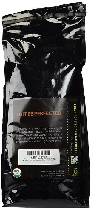 WILD JO: 2 lb, Dark French Roast Organic Whole Bean Coffee, Bold Strong Wicked Good Coffee! New Name, Great Brewed... N2