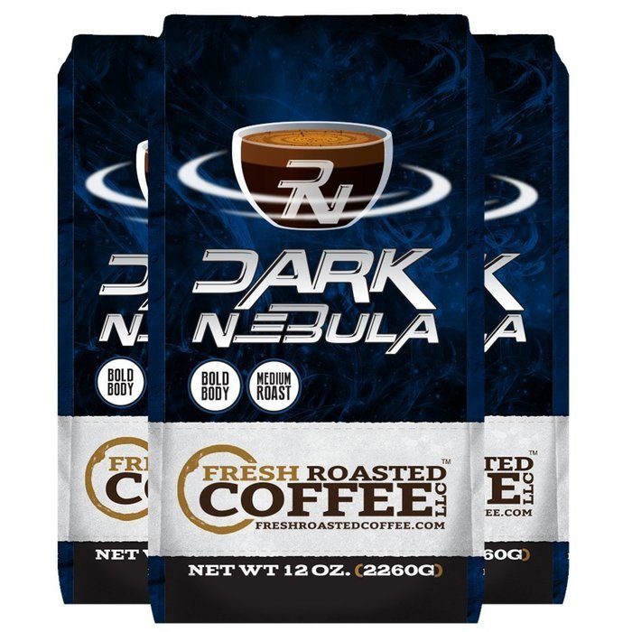 5 Lb. Bag, Dark Nebula, Whole Bean Coffee, Fresh Roasted Coffee LLC N4