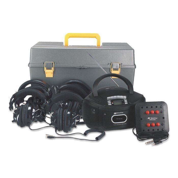 AmpliVox SL1071 Listening Center Cassette Player Product, Black