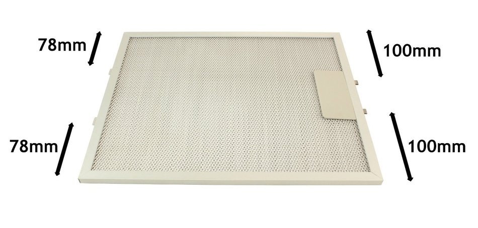 Spares2go Mesh Grease Filter For Siemens Cooker Hoods (320 mm X 260 mm) N2