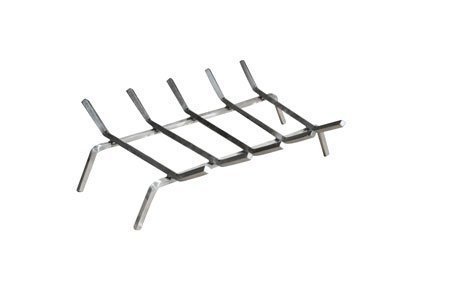 HPC Stainless Steel Fireplace Log Grate, 24 Inch
