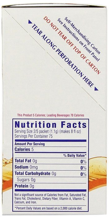 Crystal Light Peach Tea Mix (2.7-Ounce), 30-Count On-the-Go Packages (Pack of 2) N6
