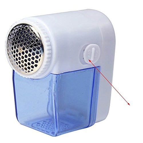 Tinksky 2 AA Powered Lint Fabric Remover Sweater Clothes Shaver N2