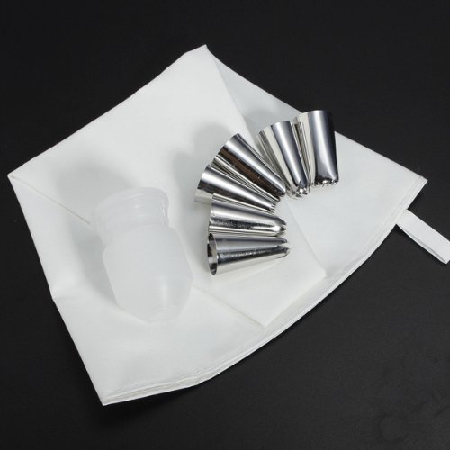 6Pcs Nozzle Cake Decorating Set Icing Bag Set Piping Bag Set Coupler