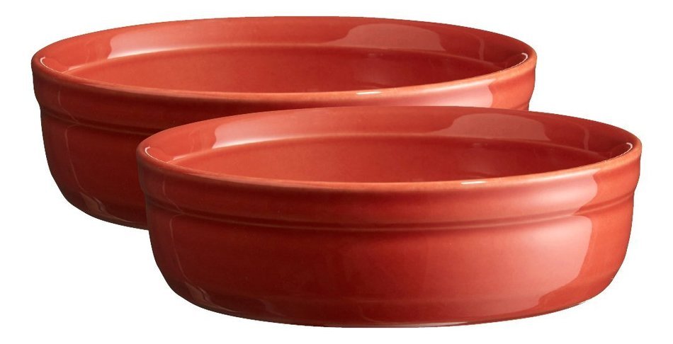 Set 2 x Cr&egrave;me Brulee Dish (Red) N5