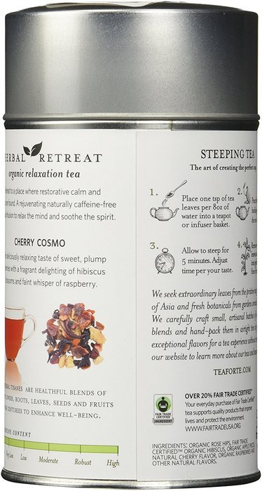 Tea Forte GINGER LEMONGRASS Loose Leaf Organic Herbal Tea, 3 Ounce/85 g Tea Tin N3
