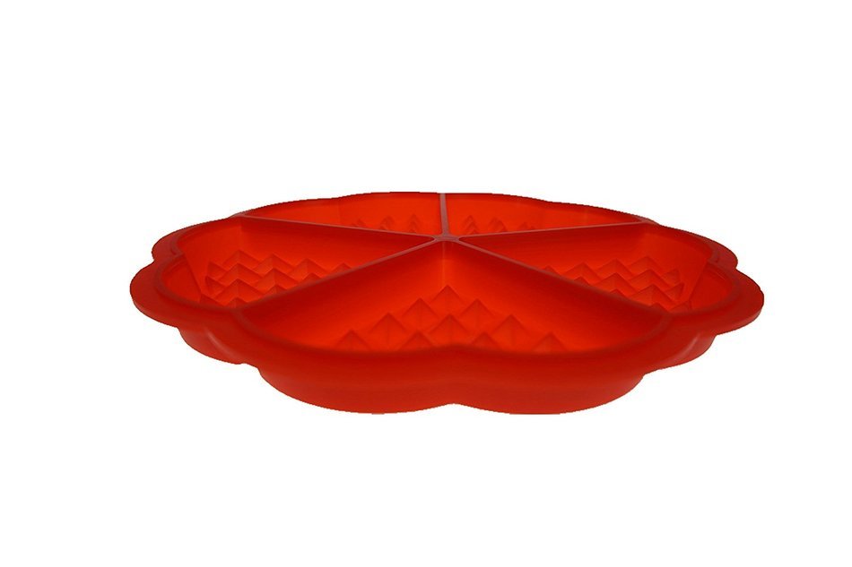 Bilipala 7" Silicone Heart-Shaped Waffles Muffin Mold, Cake Chocolate Baking Tools N3