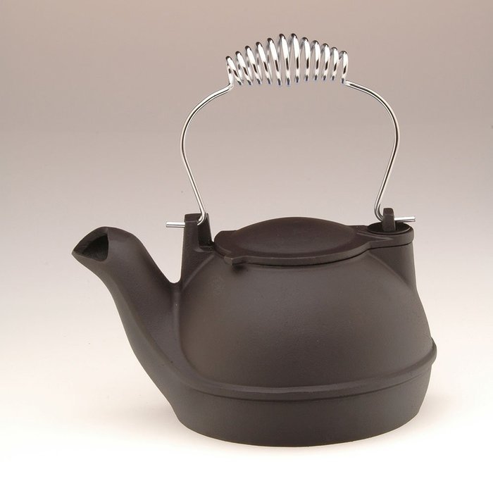 2 Quart Black Half Kettle -Chrome Handle N2