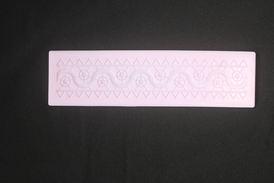 Longzang Silicone Lace Mat Art Deco Fondant Mold Silicone Molds Craft Mould DIY Cake Decorating L044 N2