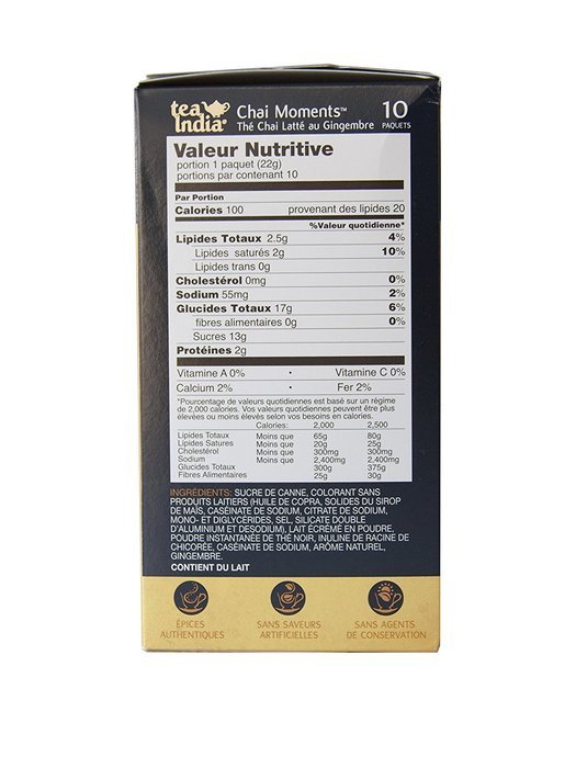 Tea India Chai Moments, Cardamom, 10 Count (Pack of 6) N4