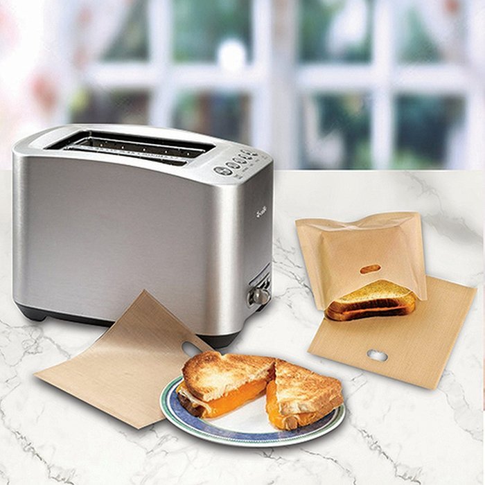 ekSel Non Stick Reusable Toaster Bags, Pack of 3 N7