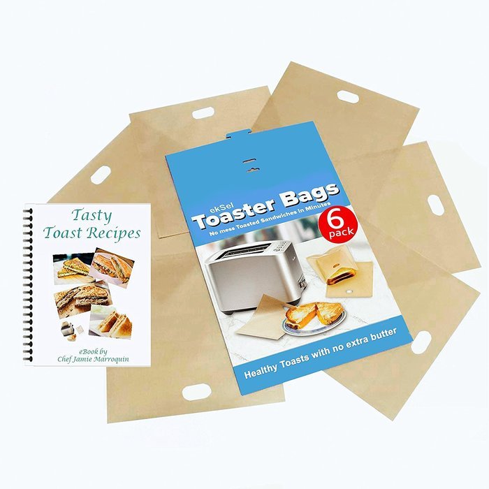 ekSel Non Stick Reusable Toaster Bags, Pack of 3 N8