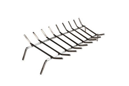 HPC Stainless Steel Fireplace Log Grate, 24 Inch N3