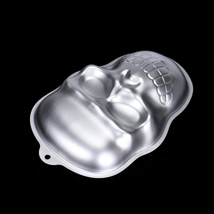 GOTD Baking Mould Cake Bread Chocolate Jelly Candy Mold, Metal Skull ...