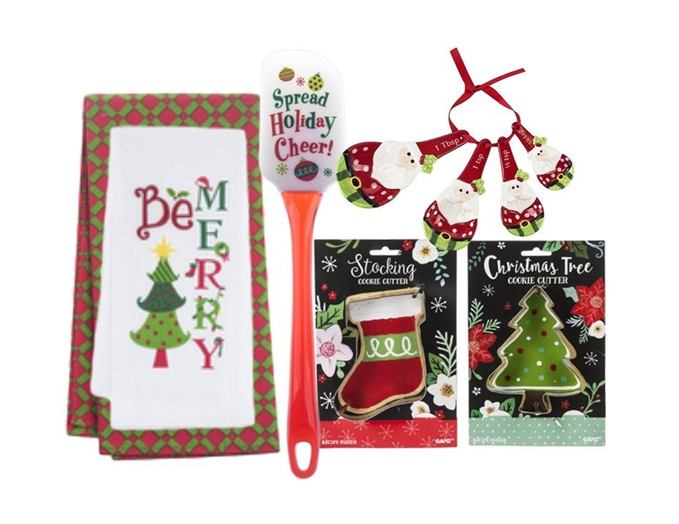 Festive Chiristams Cookie Baking Supplies Bundle (Be Merry)
