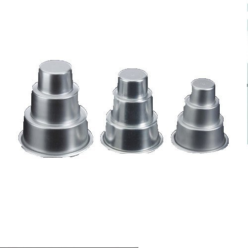 "DIY Mini 3-Tier Cupcake Pudding Chocolate Cake Mold Baking Pan (S)" shopping N7
