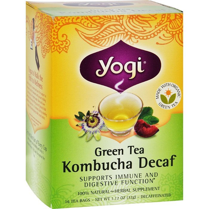 Yogi Tea Green & Kombucha Decaf, 16 ct N2