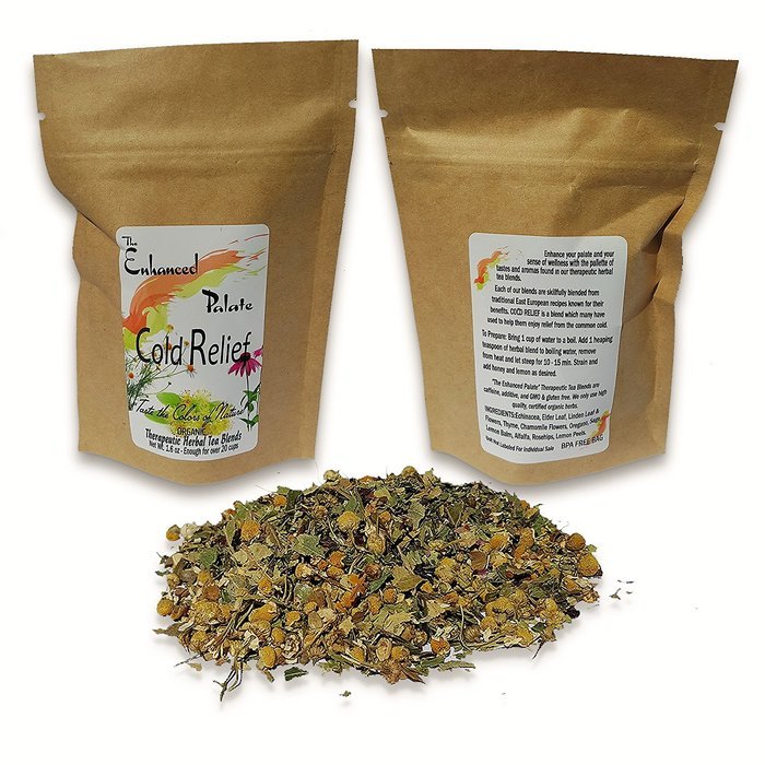 Enhanced Palate Therapeutic Organic Herbal Tea Sampler Relax, Refresh, Cold Relief, & Winter Warmth for Health... N2