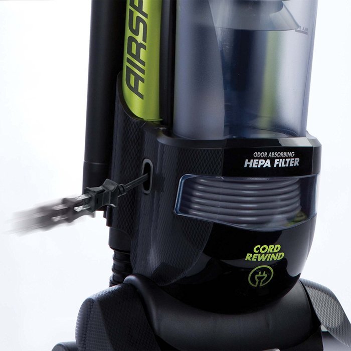 Eureka Airspeed Unlimited Rewind Bagless Upright Vacuum, AS3030A - Corded N6