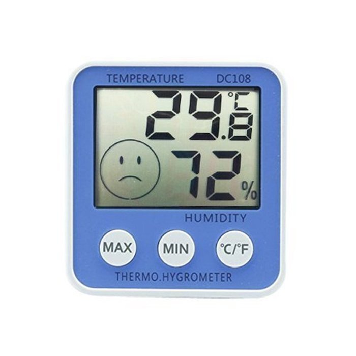 Momoday Digital Large LCD Indoor Hygrometer Thermometer Automatically Humidity Easy Read Display N4