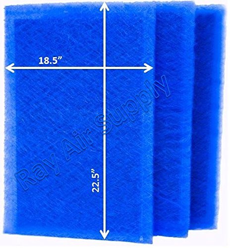 Dynamic Air Cleaner Replacement Filter Pads 20x25 Refills (3 Pack) N2