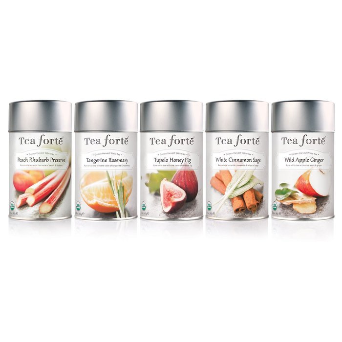 Tea Forte Garden Harvest White TUPELO HONEY FIG Organic Loose Leaf White Tea, 2.12 Ounce Tea Tin N15