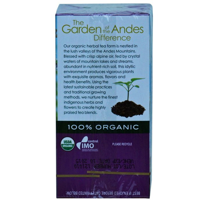 Garden of the Andes 100% Organic Herbal Tea, Rosehip and Hibiscus, 20-Count N22