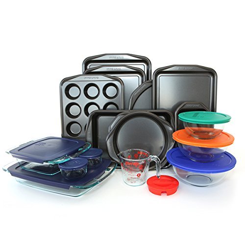 Baker's Secret Signature and Pyrex 25-piece Bakeware Set
