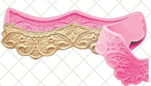NY CAKE Jennie Lace Silicone Mold, Fondant, Gumpaste , Chocolate