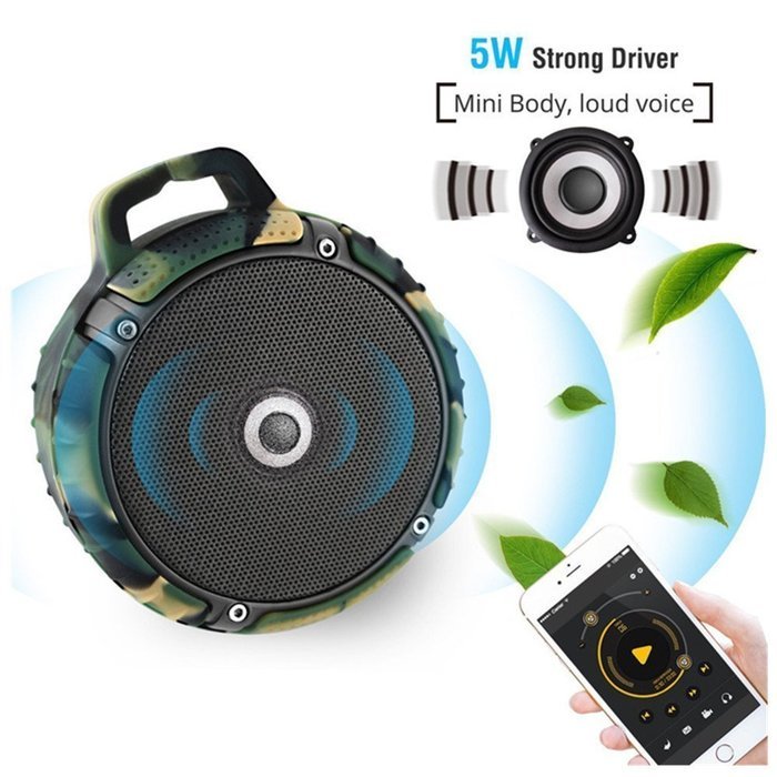 Bluetooth 4.0 Portable Wireless Speaker,ILeed IPX7 Waterproof Bluetooth Shower Speakers with 8 Hour Rechargeable...