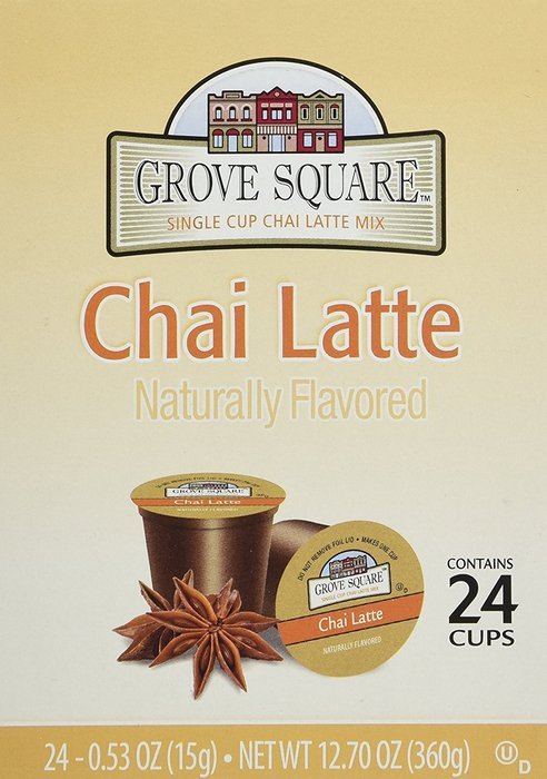 Grove Square Chai Latte, 48-count Single Serve Cup for Keurig K-cup Brewers