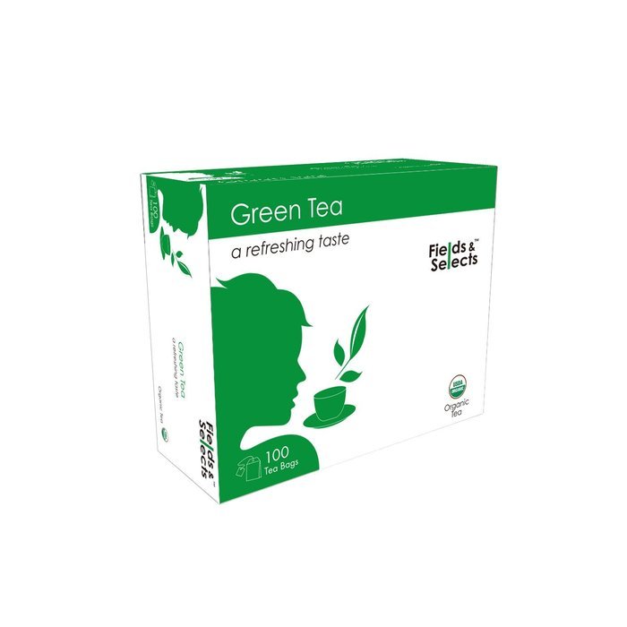 Fields & Selects Earl Grey Organic Tea Bags 100 Count N4