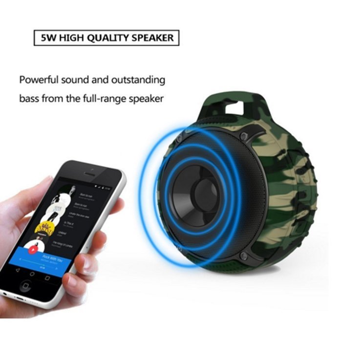 Bluetooth 4.0 Portable Wireless Speaker,ILeed IPX7 Waterproof Bluetooth Shower Speakers with 8 Hour Rechargeable... N3