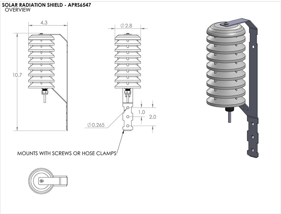 Solar Radiation Shield N6