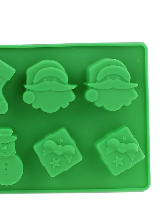 Christmas Stocking Shape Silicone Chocolate Cake Mould Ice Tray Mold