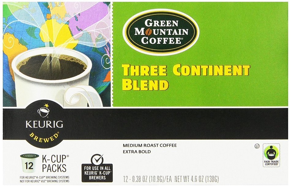 Green Mountain Coffee Breakfast Blend, Keurig K-Cups, 72 Count N75